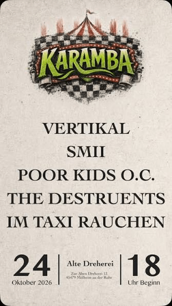 2.500 Wertmarken für KARAMBA · Local Scene Circus - Subthiel - Marco Thiel