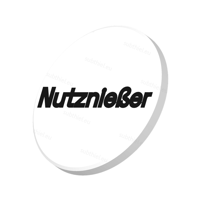 Einkaufswagen-Chip „Nutznießer“ - Subthiel - Marco Thiel